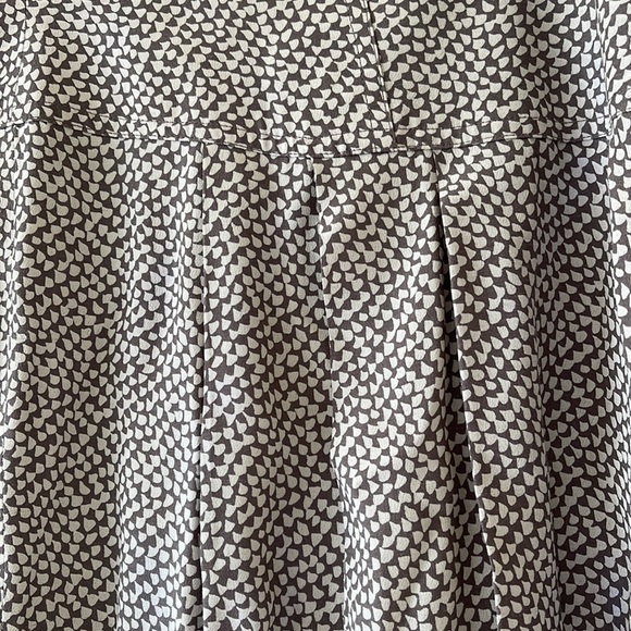 Moods by Krizia Vintage Pleated Skirt Size 14 Rayon Pattern - Picture 4 of 7